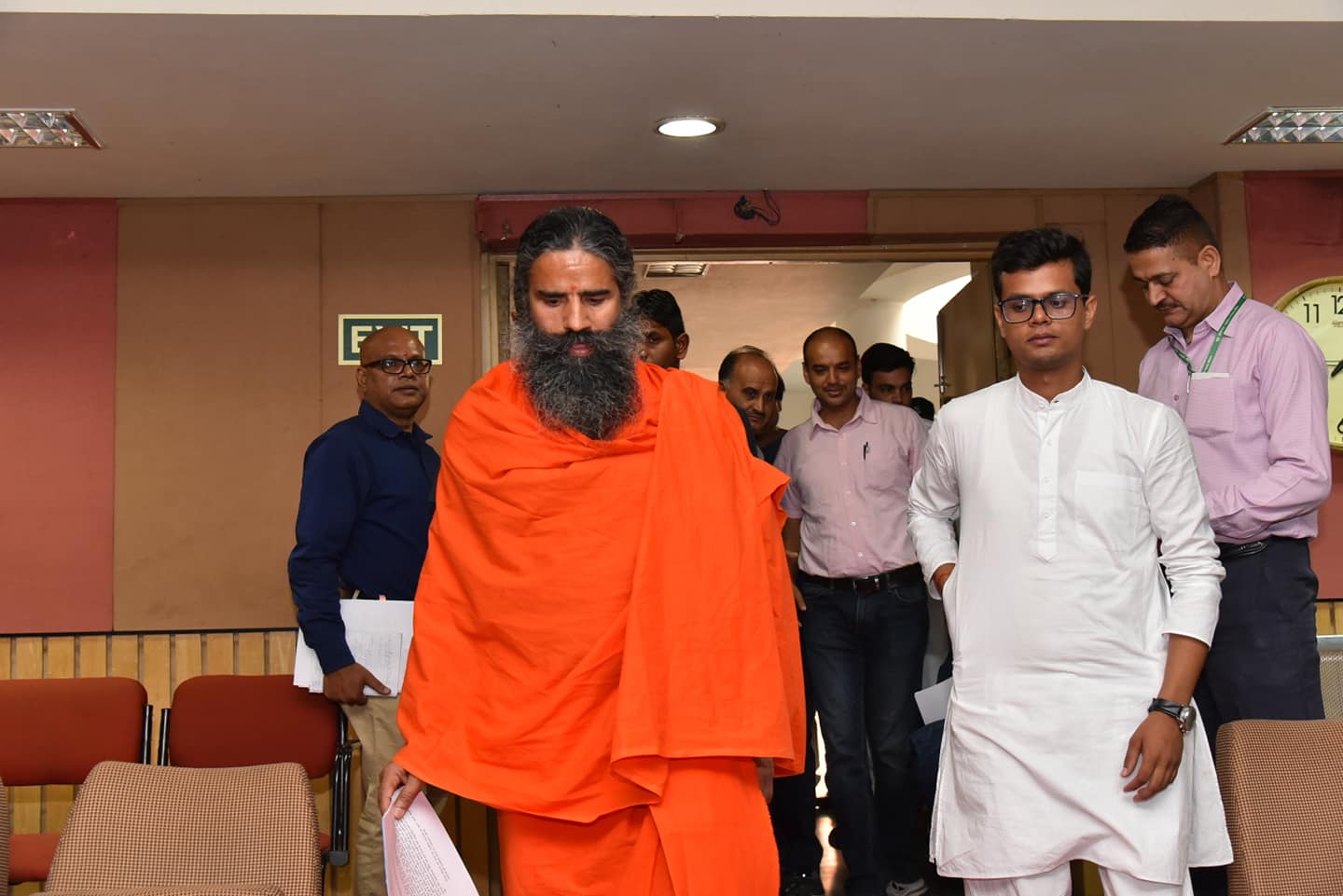 With Baba Ramdev